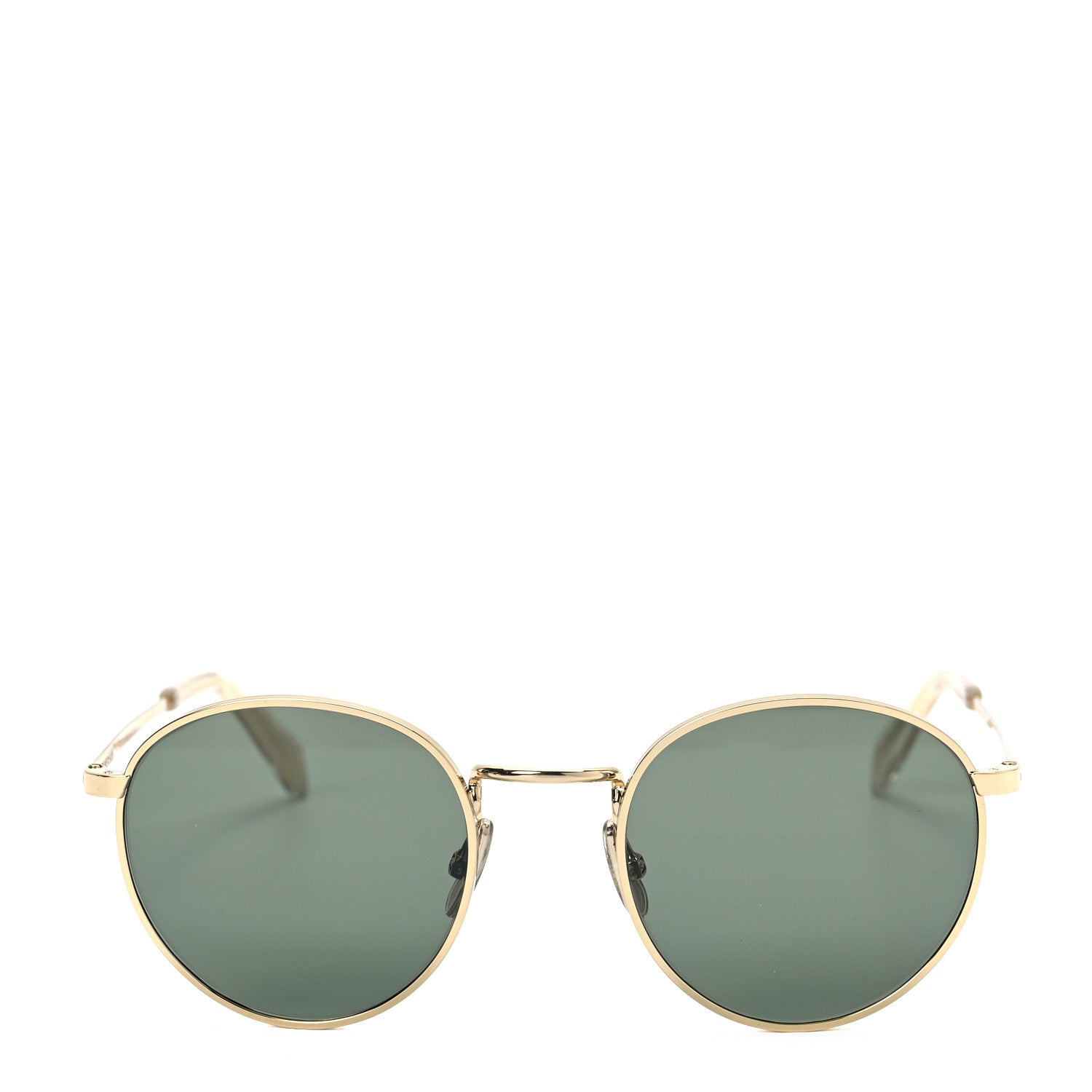 Celine Metal Round Sunglasses CL40100U Gold 2 of 6