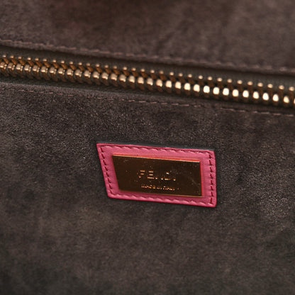 Fendi Vitello Seta Medium Peekaboo Iconic Satchel Pink 7 of 10
