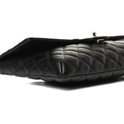 Chanel Caviar Quilted Flap Clutch Black 8 of 12
