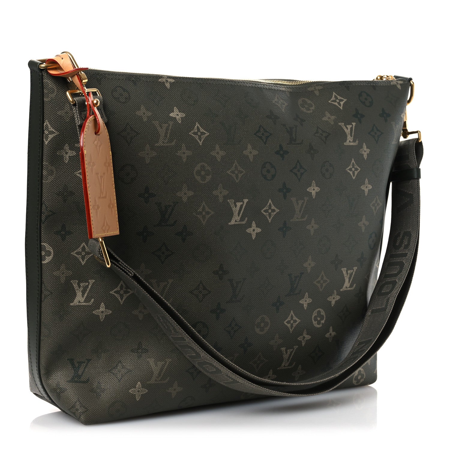 Louis Vuitton Monogram Heritage Vagabond Hobo Khaki 3 of 9