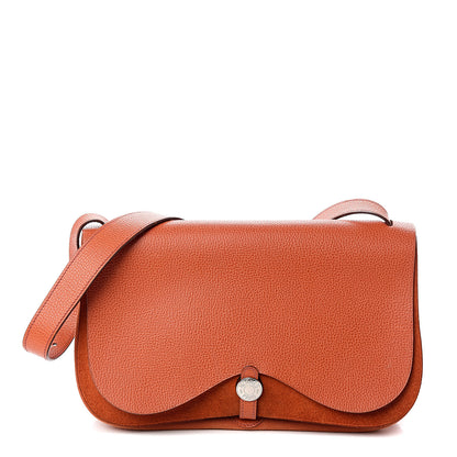Hermes Vache Liegee Toile Sac Colorado MM Potiron 1 of 10