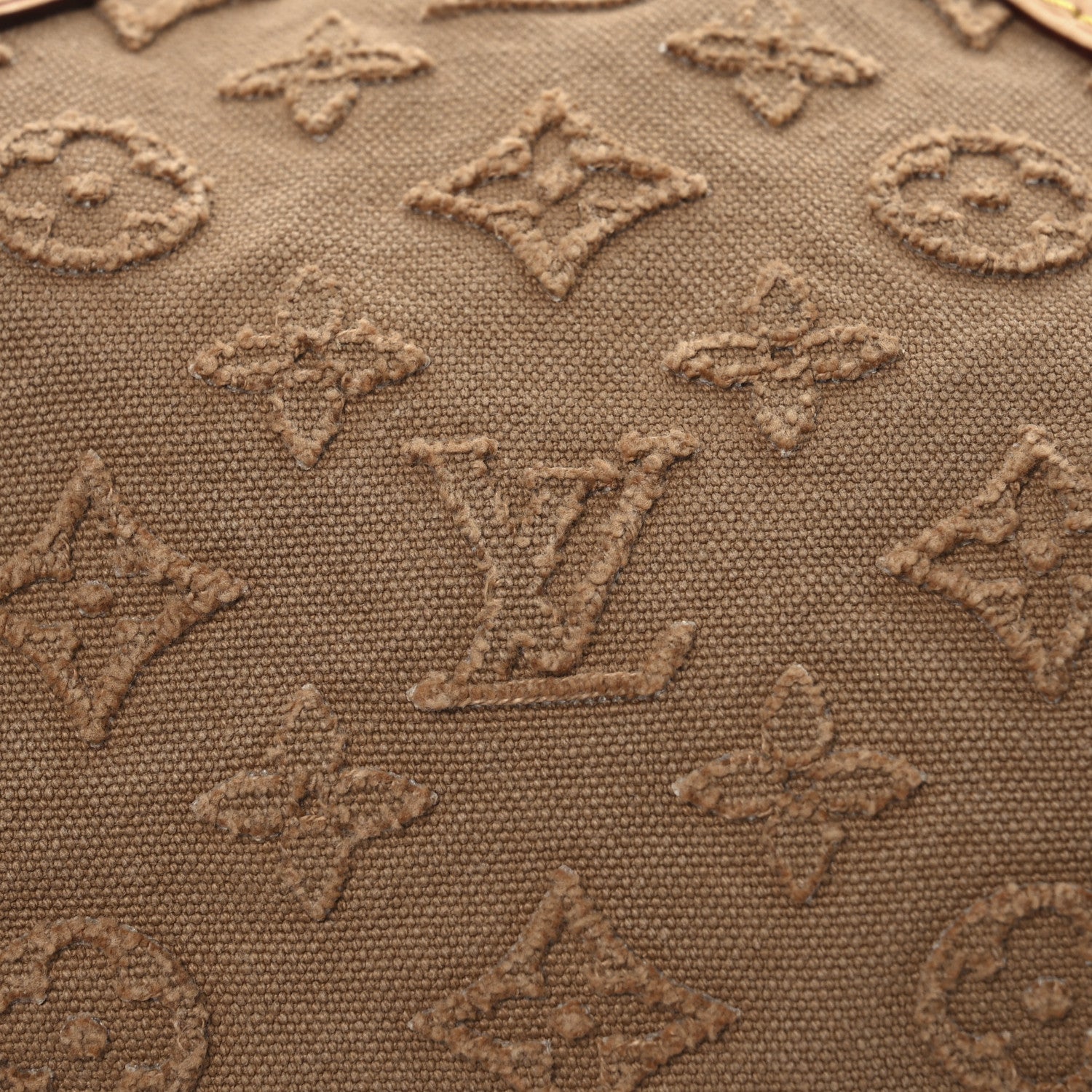 Louis Vuitton Denim Monogram Stone Speedy Bandouliere 35 Caramel 7 of 13