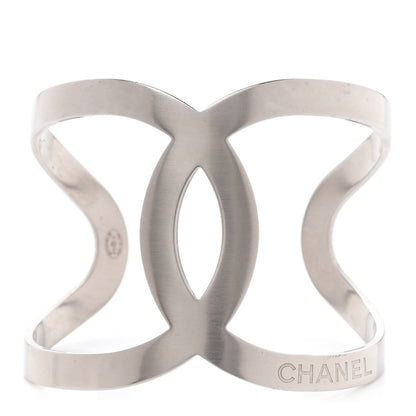 Chanel Metal CC Cuff Silver 1 of 5