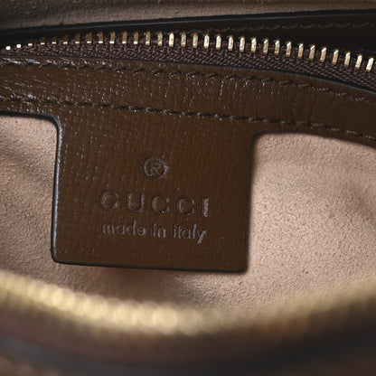 Gucci GG Supreme Monogram Small Horsebit 1955 Shoulder Bag Beige Brown Sugar 11 of 21