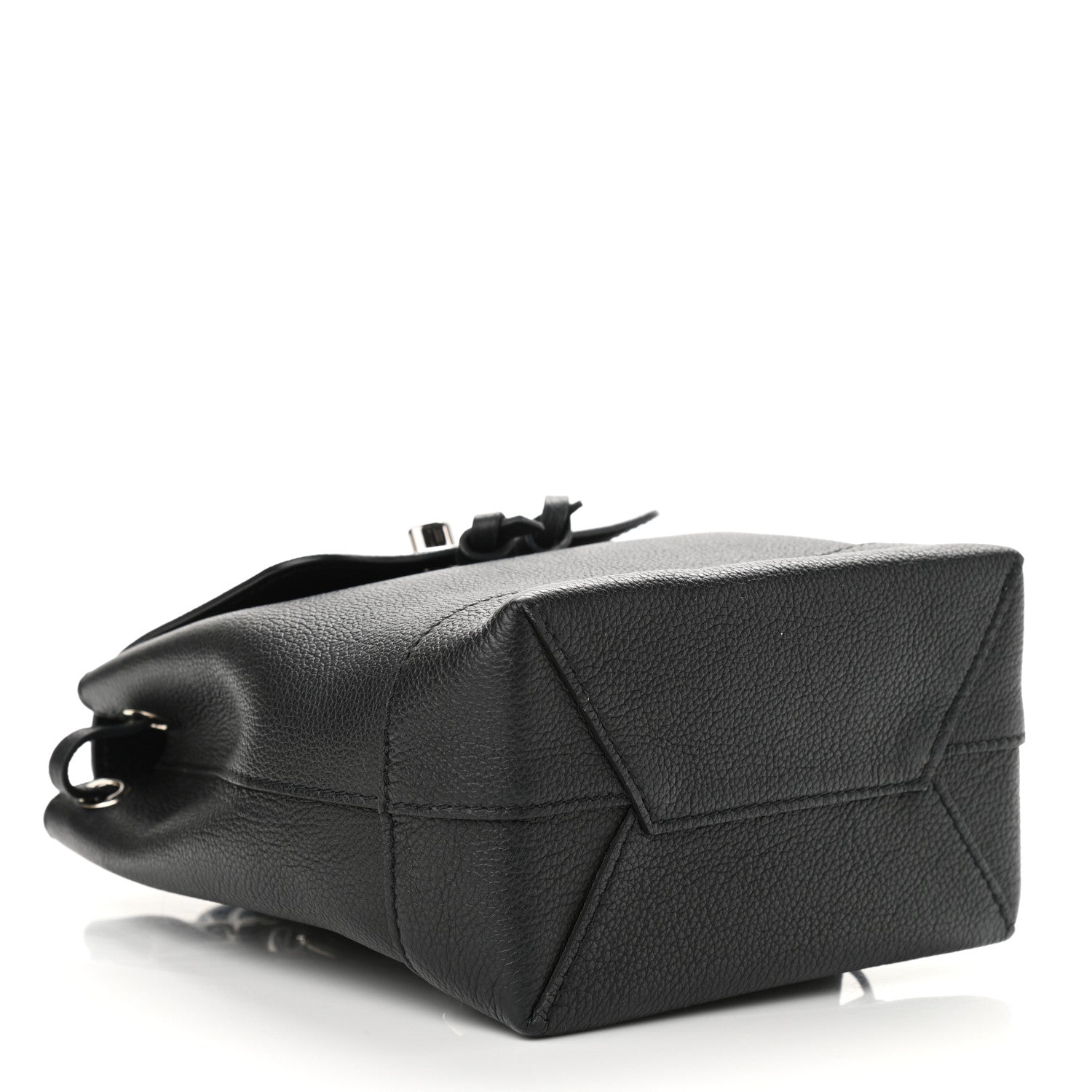 Louis Vuitton Calfskin Lockme Mini Backpack Black 4 of 10