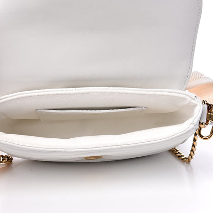 Louis Vuitton Calfskin New Wave Multi Pochette Snow 4 of 8