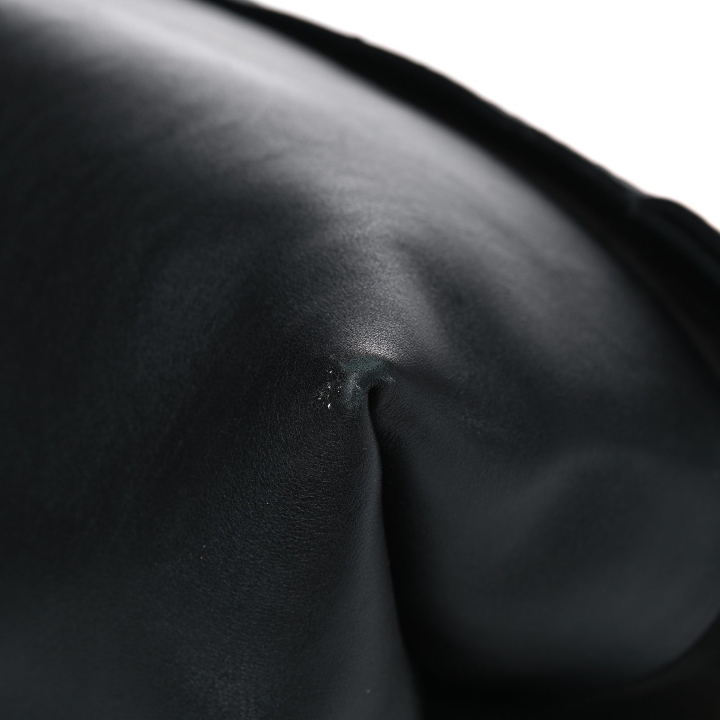 Shrunken Lambskin All Soft Shoulder Bag Black