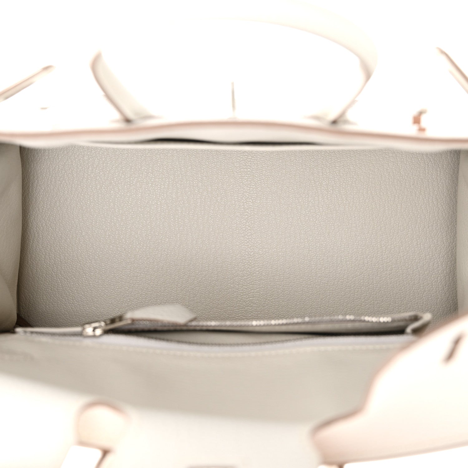 Hermes Togo Birkin 25 Gris Pale 5 of 11