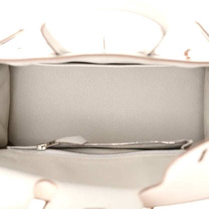 Hermes Togo Birkin 25 Gris Pale 5 of 11