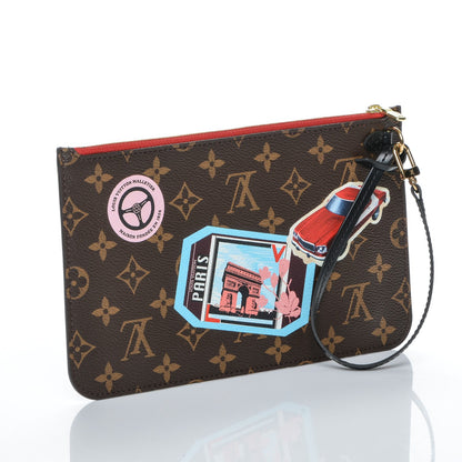Louis Vuitton Monogram World Tour Neverfull MM GM Pochette 3 of 6