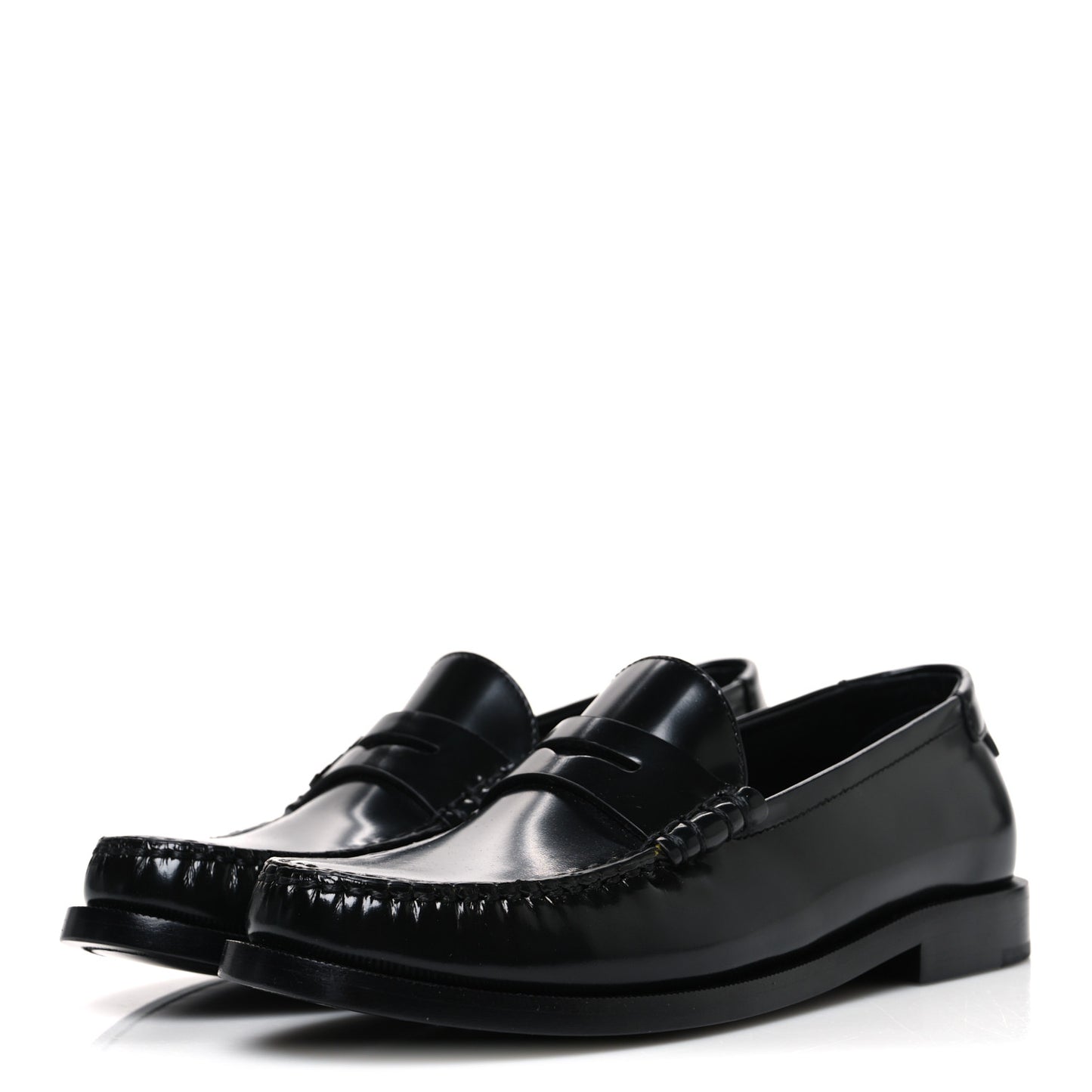 Magnum Lux Calfskin Le Loafer 15 Moccasins 36 Black
