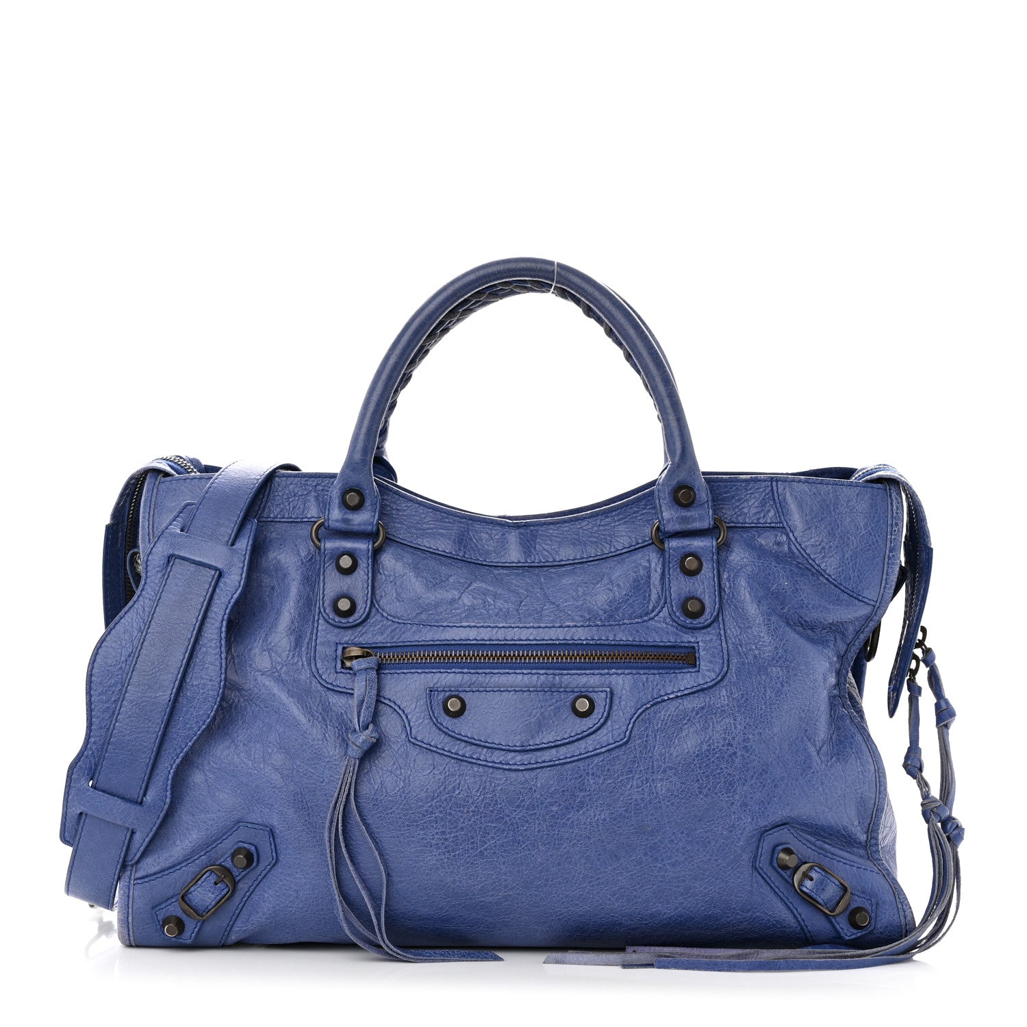 Balenciaga Agneau Classic Hardware City Bleut Bleu Glacier 1 of 10
