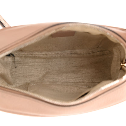 Gucci Pebbled Calfskin Small Soho Disco Bag Camelia 4 of 12
