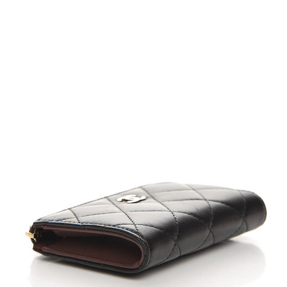Chanel Lambskin Quilted Key Holder Case Black 4 of 14