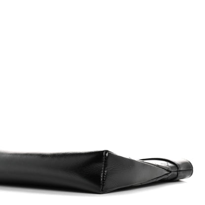 Chanel Shiny Crumpled Calfskin Quilted Nano 31 Shopping Bag Black 10 of 13