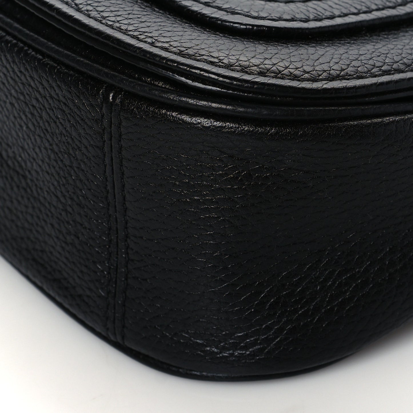 Calfskin Empire City Messenger Crossbody Black