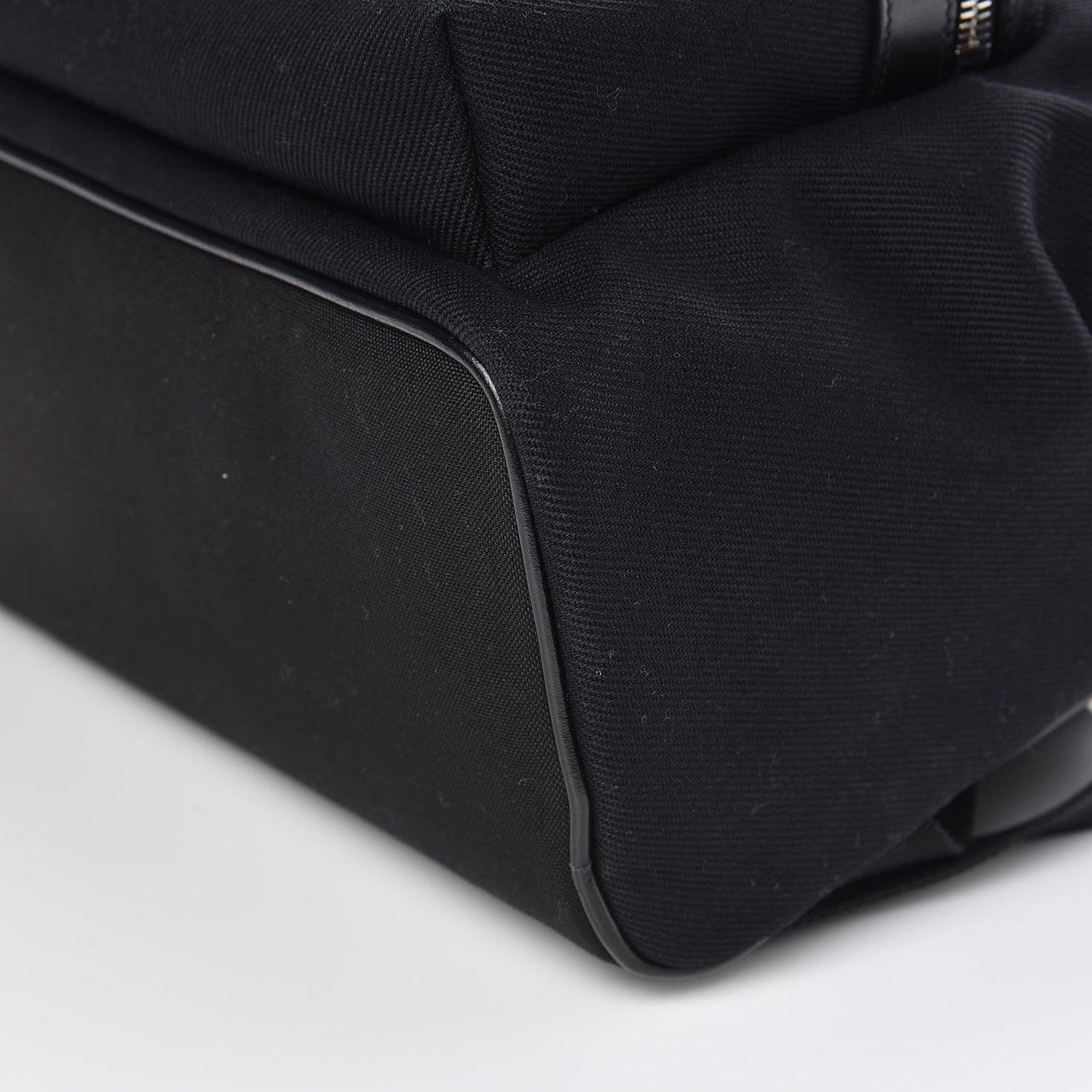 Canvas Signature Heaven Embroidered Mini City Backpack Black