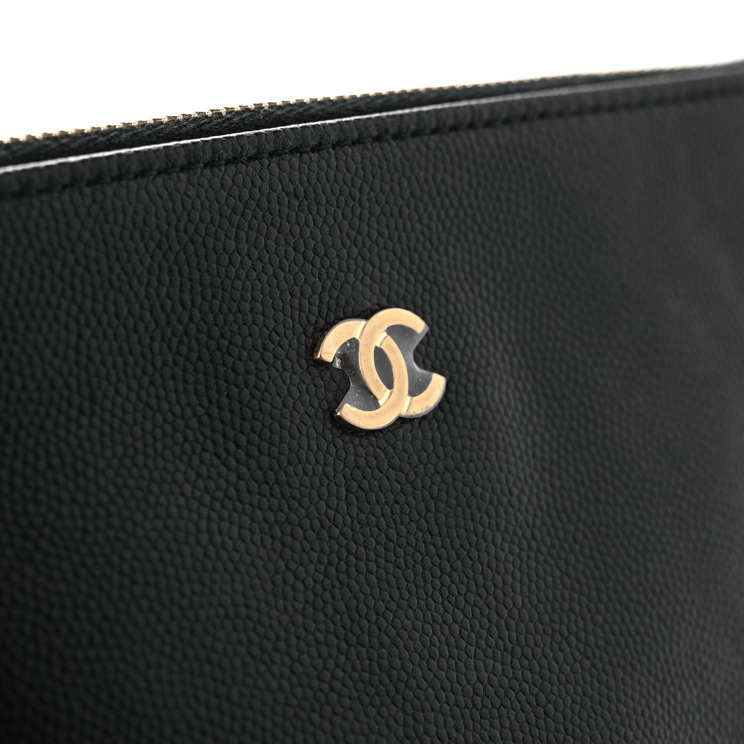 Chanel Caviar Quilted Medium Chanel 25 Handbag Black 12 of 13