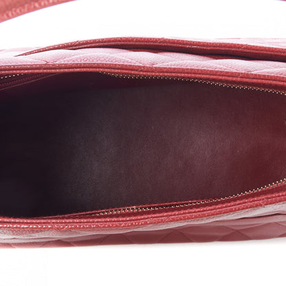 Chanel Caviar Quilted Medallion Tote Red 6 of 9