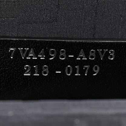 Fendi Shiny Glazed Fabric Vachetta FF 1974 Medium Baguette Trunk Mogano Panna Cuoio 7 of 9