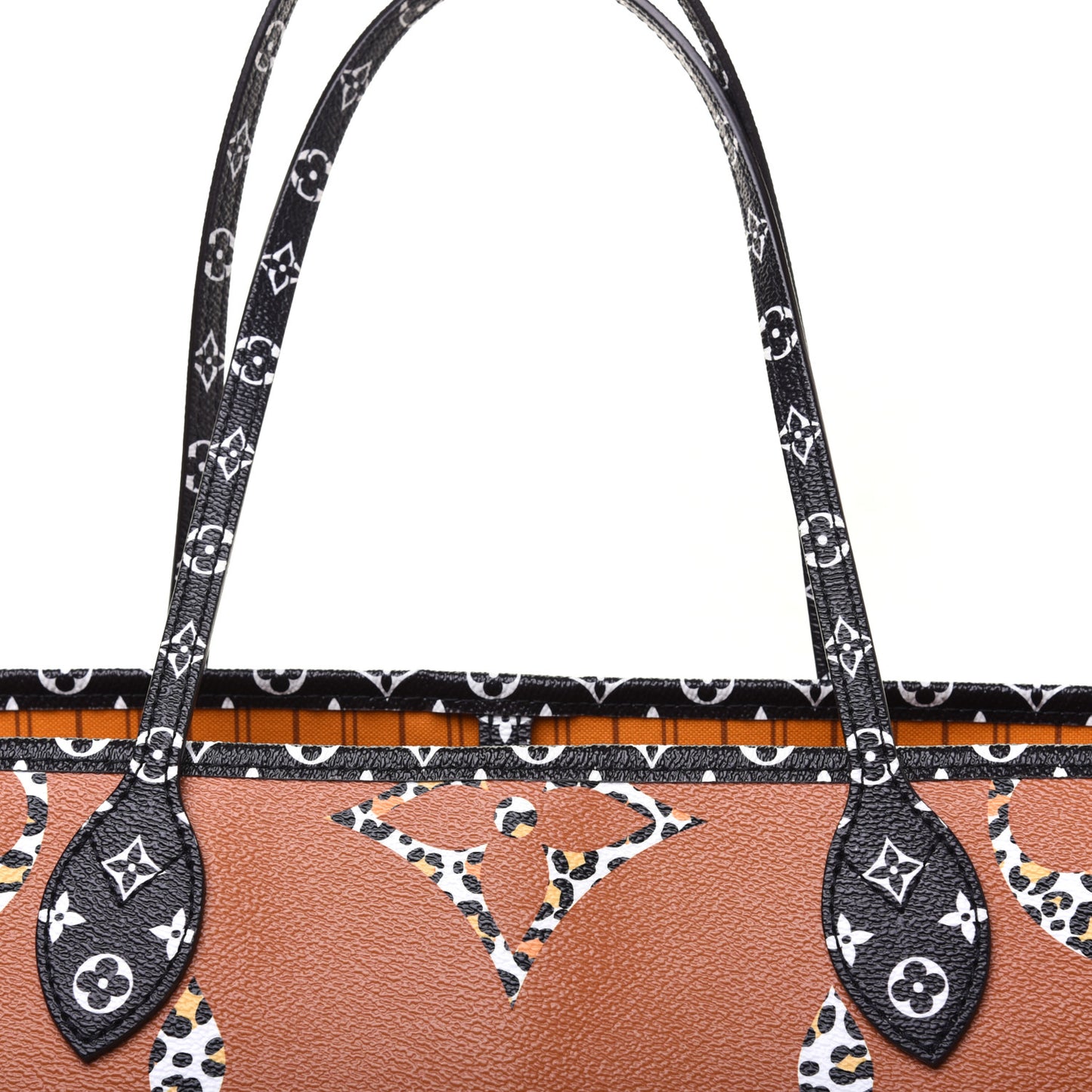 Monogram Giant Jungle Neverfull MM Black