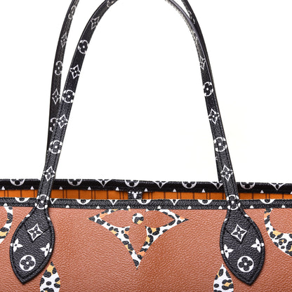 Louis Vuitton Monogram Giant Jungle Neverfull MM Black 12 of 14