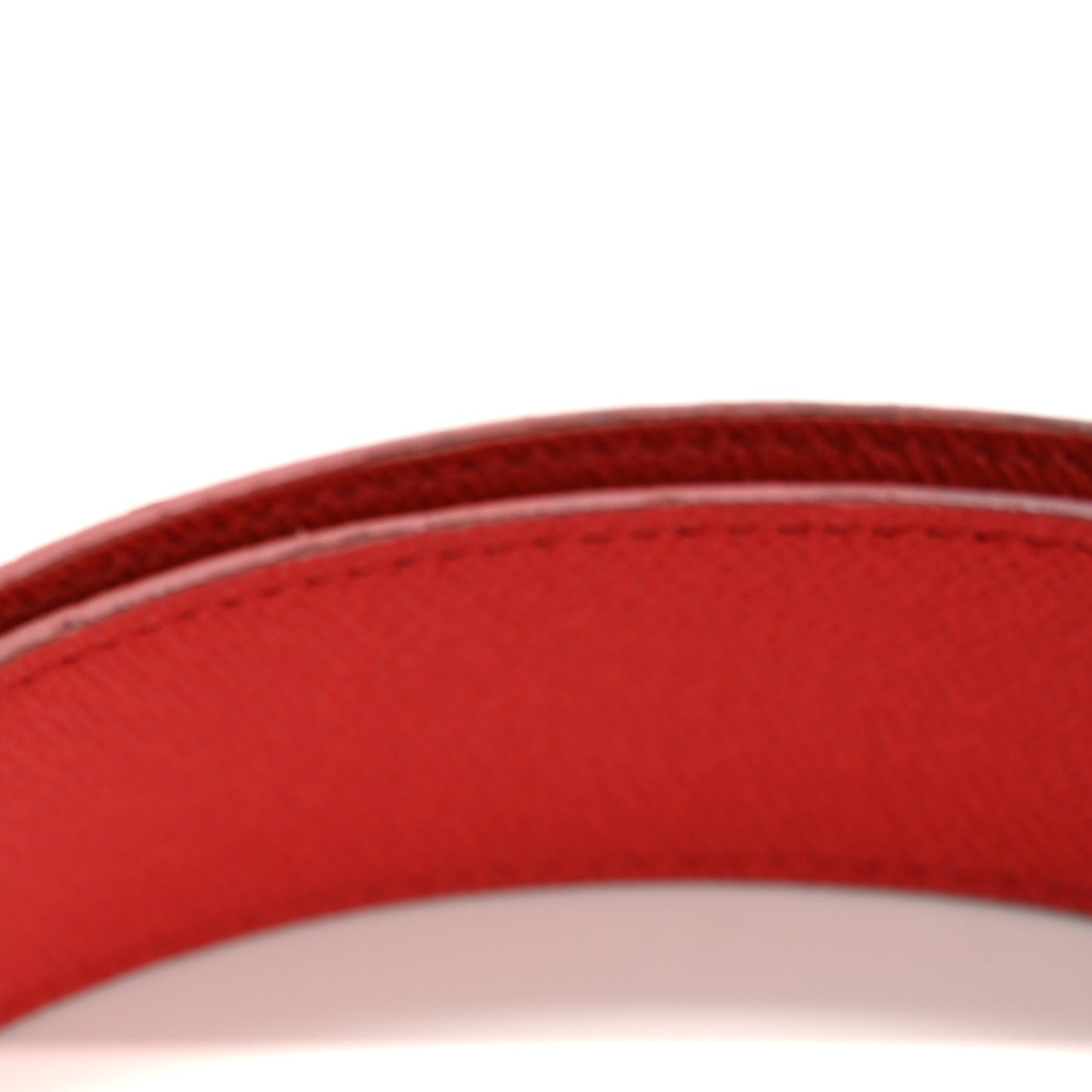 Calfskin Monogram 30mm LV Initiales Reversible Belt 85 34 Red