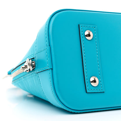 Louis Vuitton Epi Jacquard Alma BB Turquoise 8 of 9