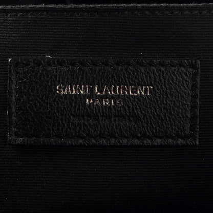 Saint Laurent Grained Lambskin Monogram Lou Camera Bag Black 6 of 8