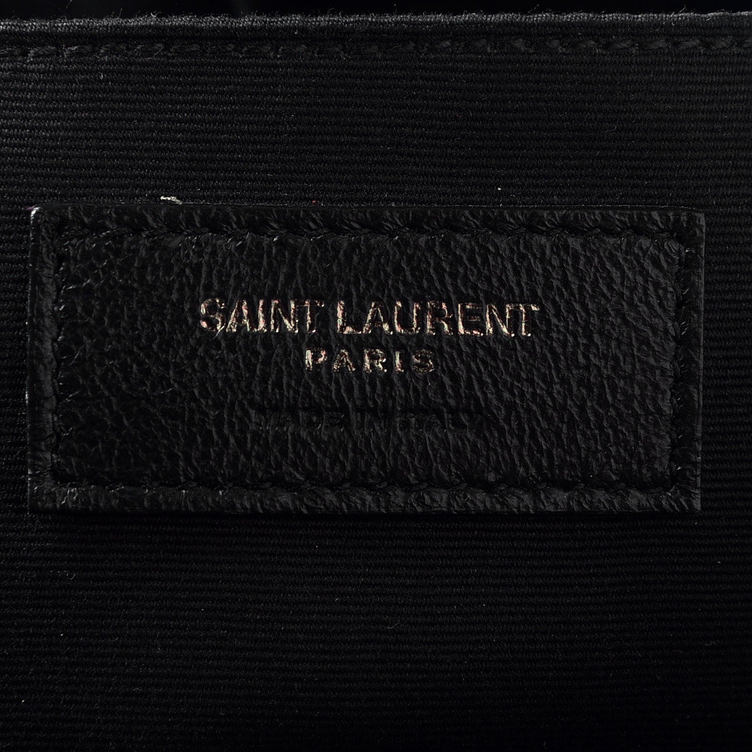 Saint Laurent Grained Lambskin Monogram Lou Camera Bag Black 6 of 10