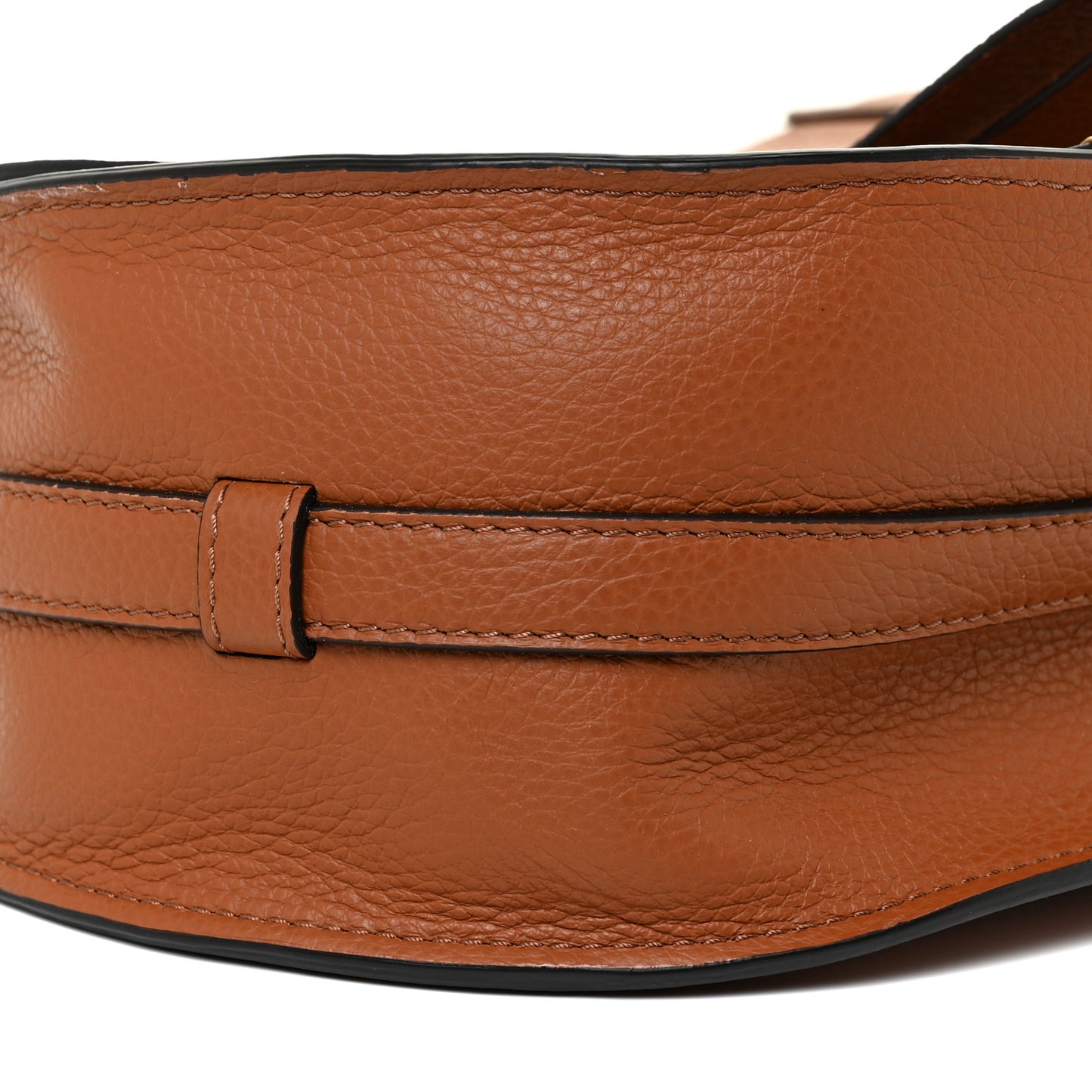 Calfskin Medium Marcie Round Crossbody Bag Tan