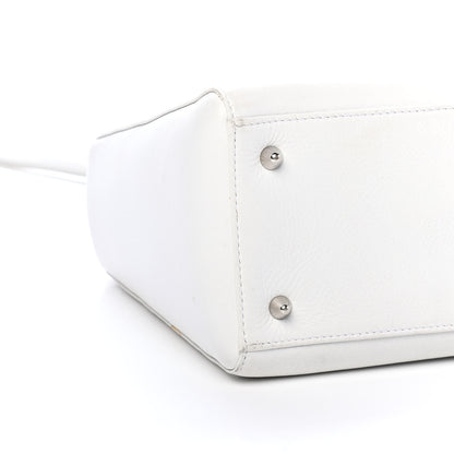 Christian Dior Grained Calfskin Medium Lady Dior White 8 of 11