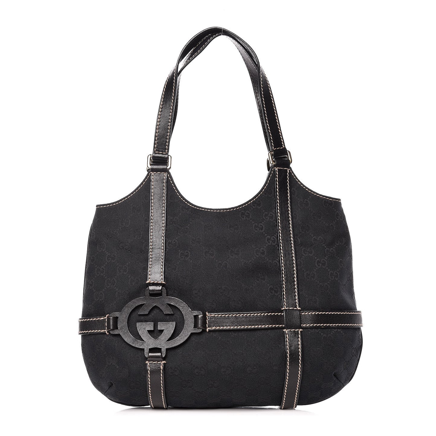 Monogram Medium GG Royal Shoulder Bag Black