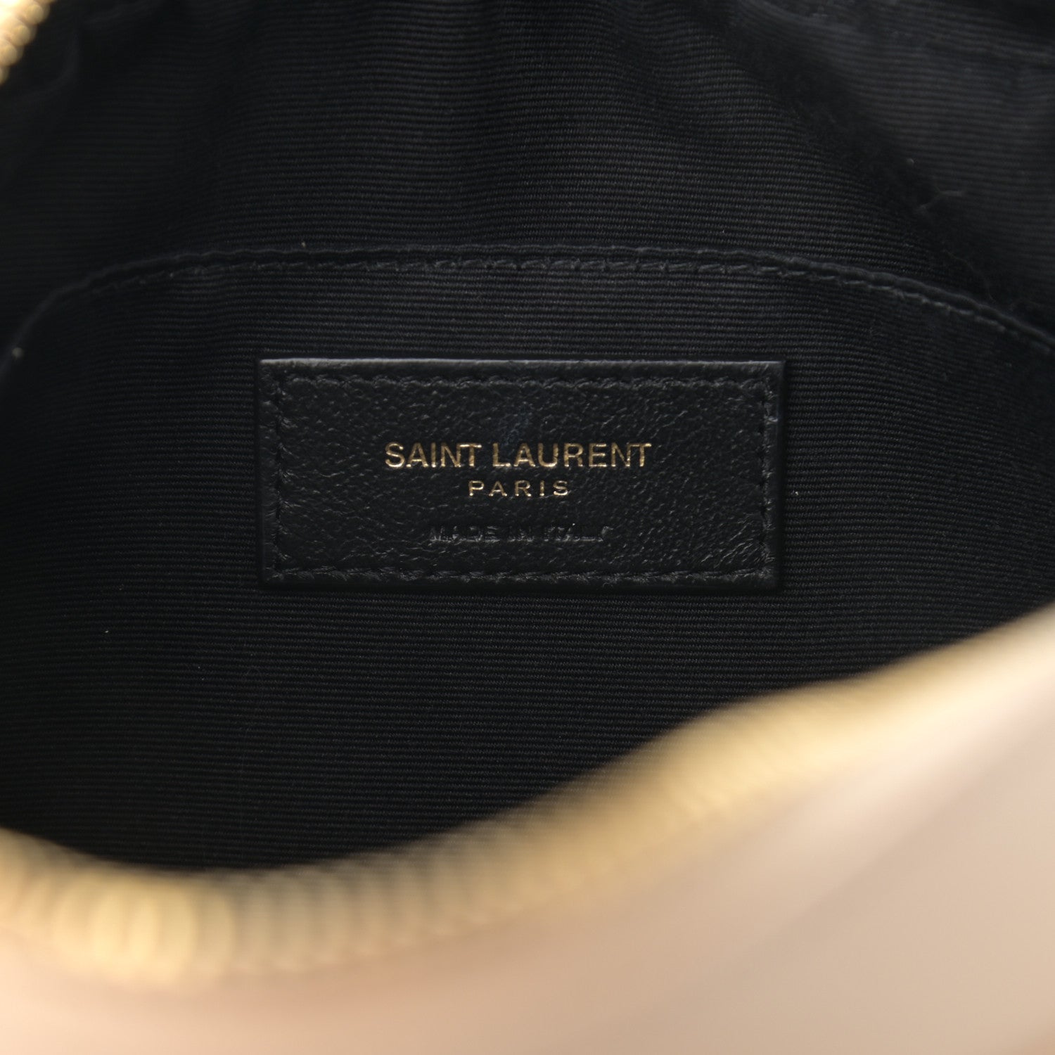 Saint Laurent Calfskin Matelasse Monogram Lou Camera Bag Dark Beige 8 of 10