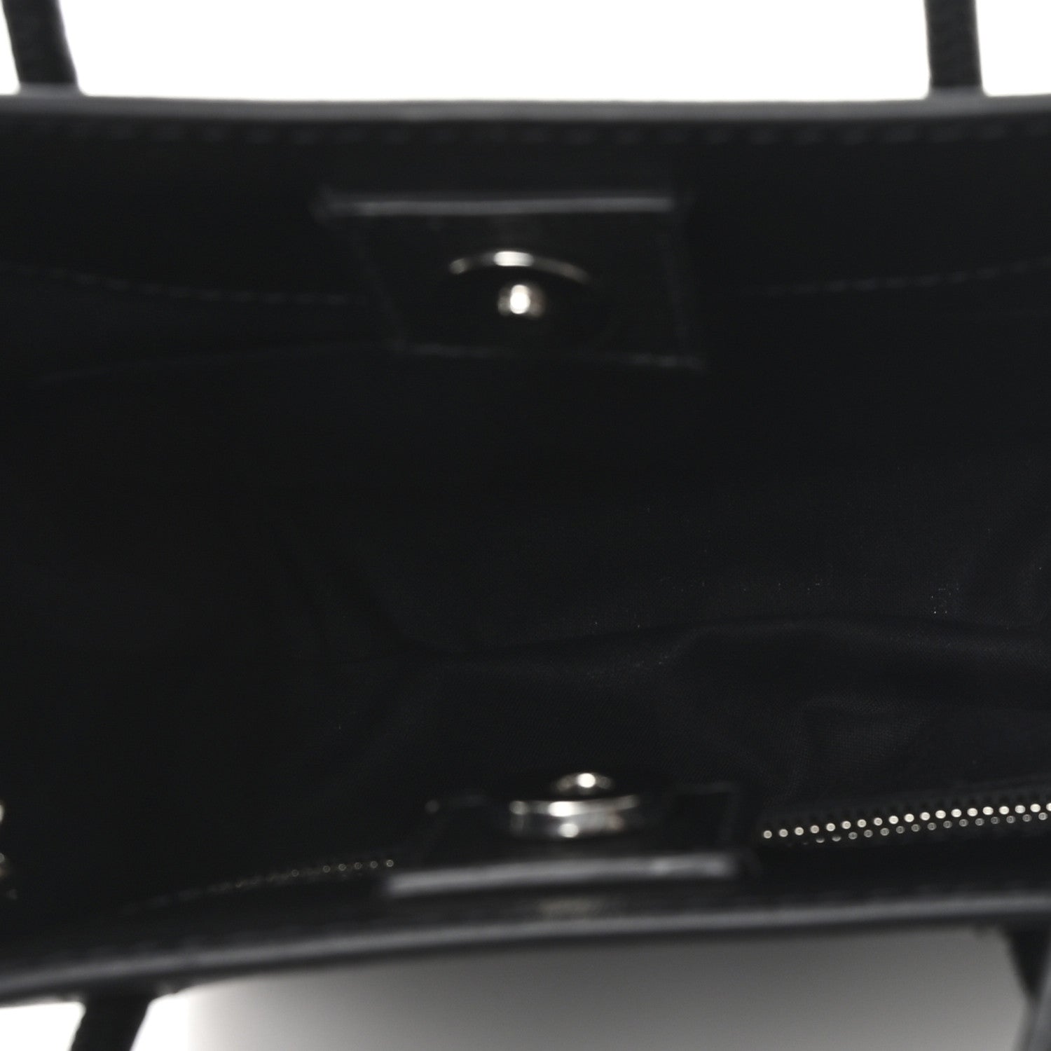 Balenciaga Squared Calfskin Logo North South Shopper Tote XXS Black 5 of 10
