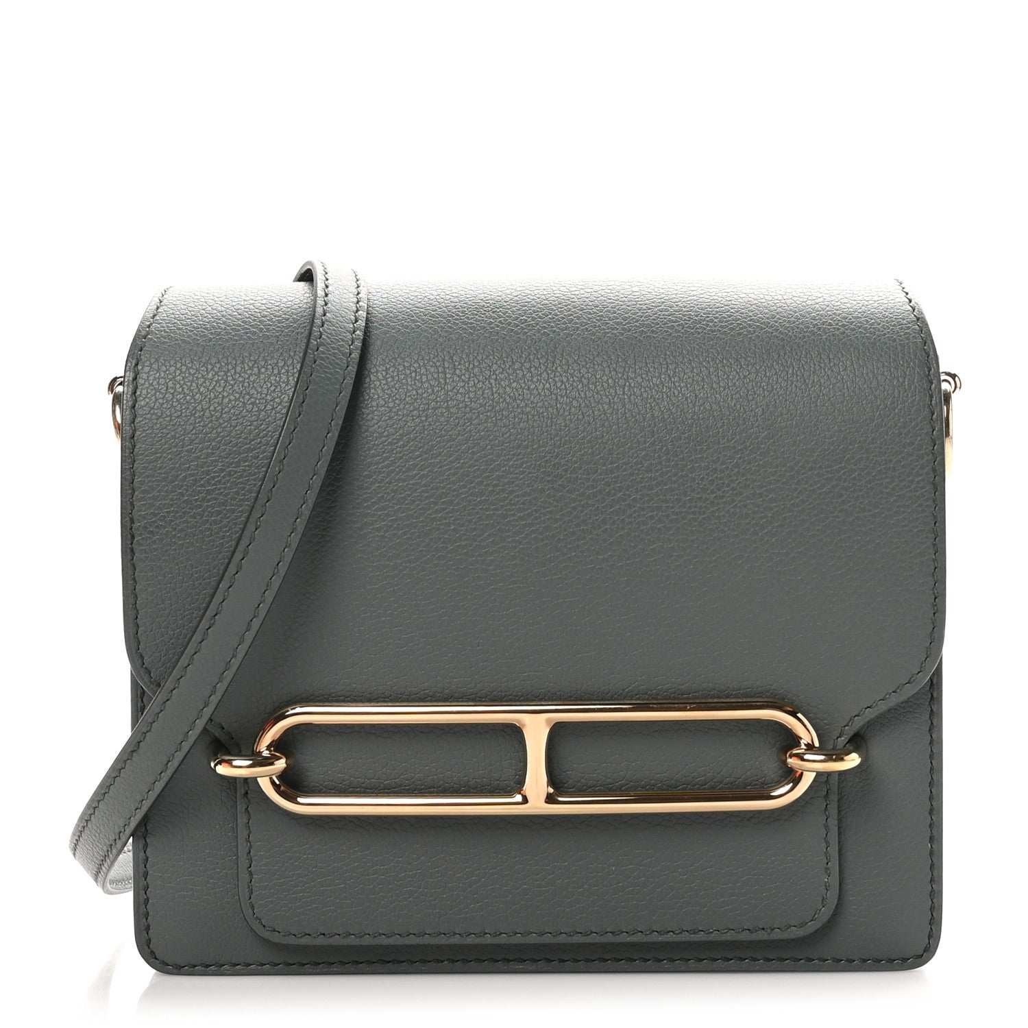 Hermes Evercolor Mini Sac Roulis Vert Amande 1 of 11