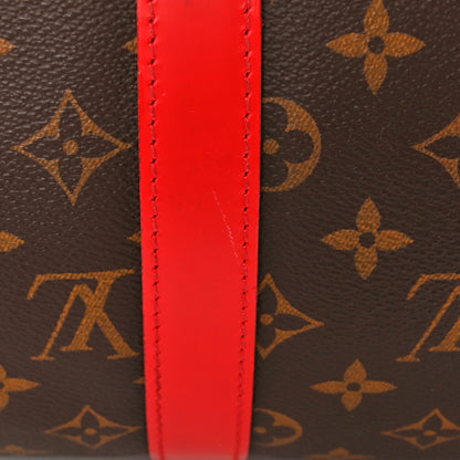 Louis Vuitton Calfskin Monogram Keepall Bandouliere 50 Coquelicot 10 of 20