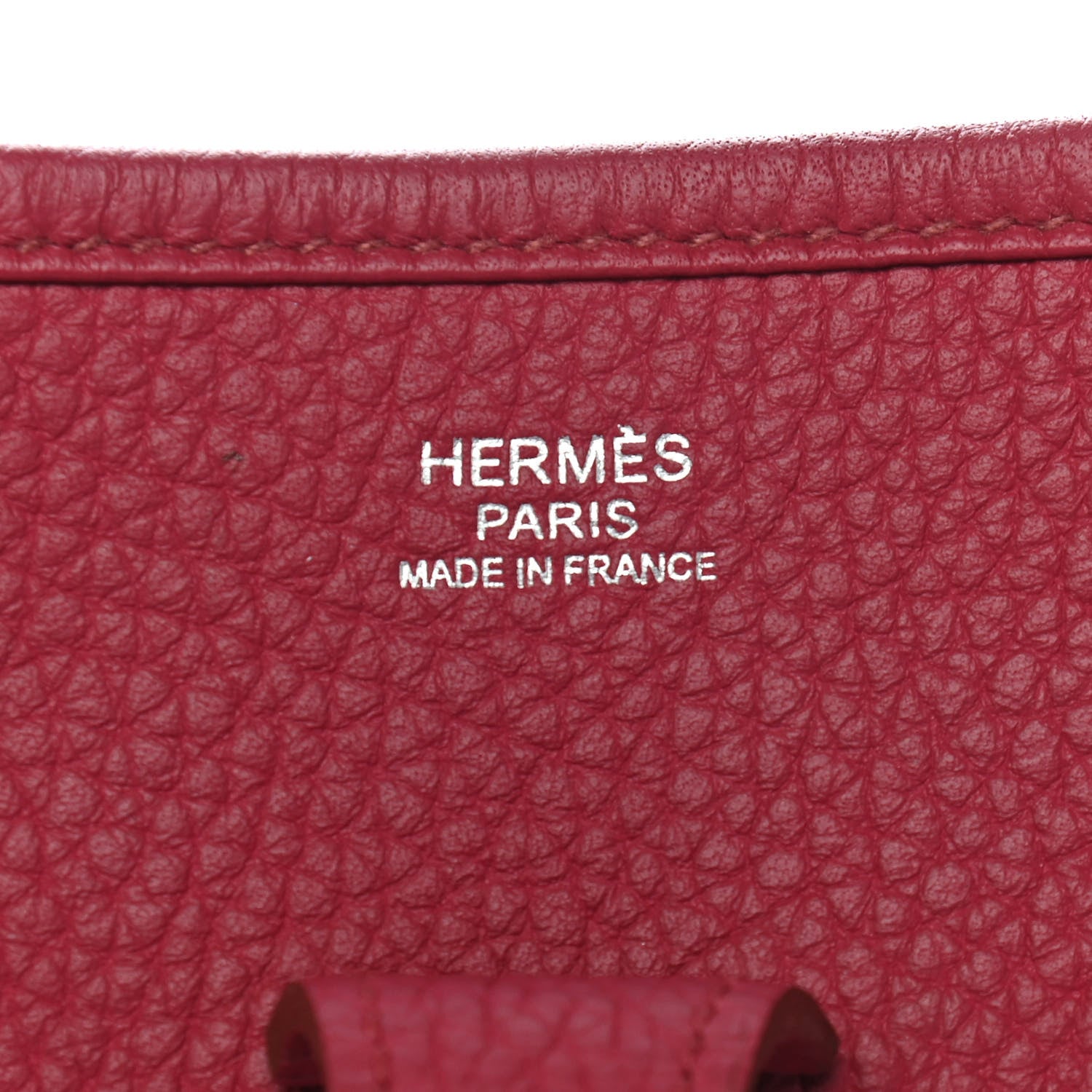 Hermes Taurillon Clemence Evelyne III PM Rubis 5 of 8