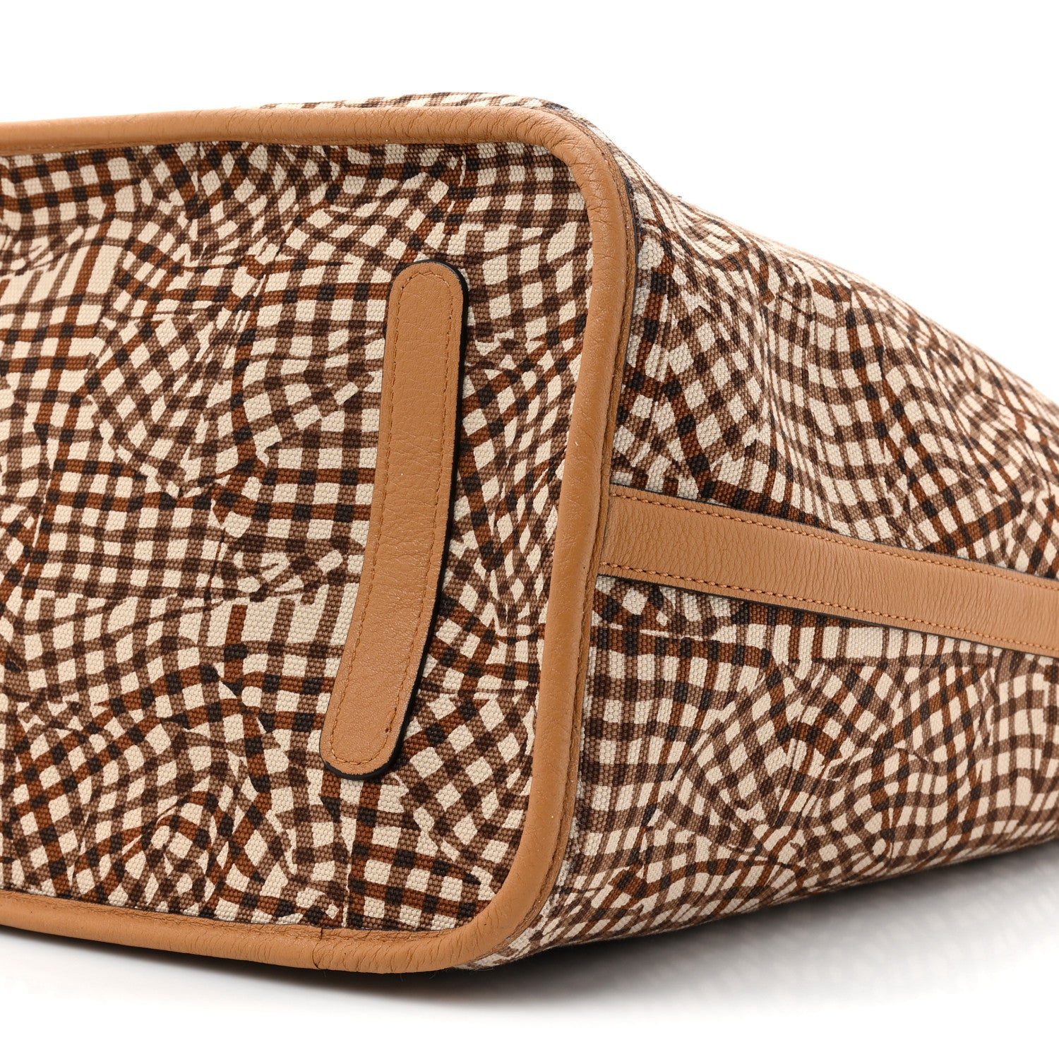 MCM Visetos Large Liz Reversible Shopper Tote Cognac 12 of 15
