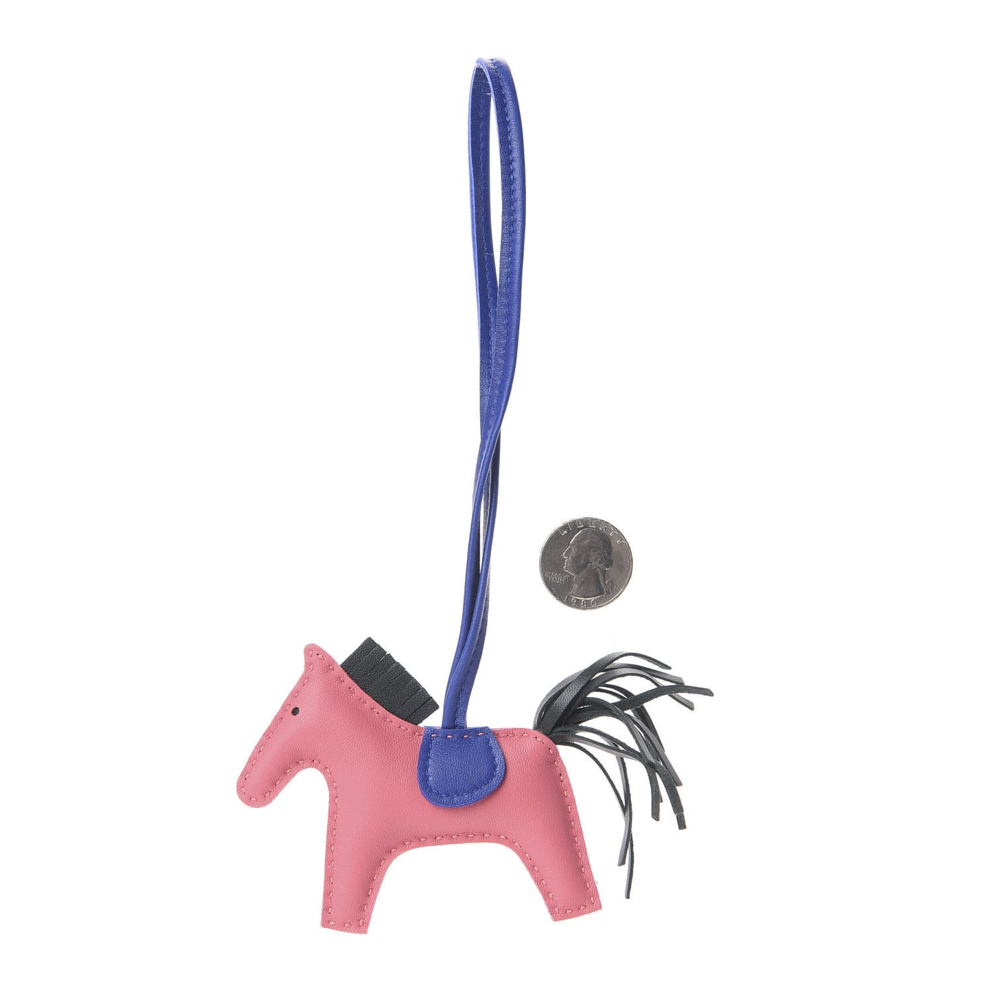 Milo Lambskin Grigri Rodeo Horse Bag Charm PM Rose Azalee Vert Cypress Bleu Electrique
