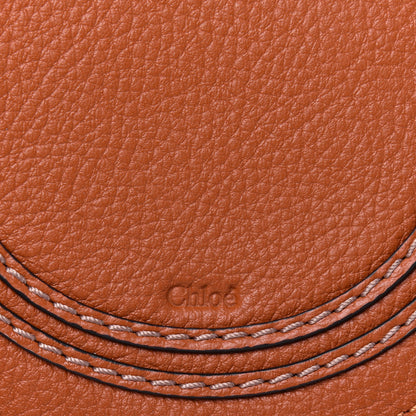 Chloe Calfskin Mini Marcie Round Crossbody Bag Tan 11 of 12