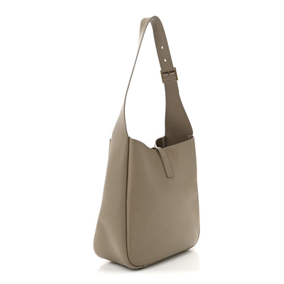 Saint Laurent Smooth Calfskin Small Le 5 A 7 Soft Hobo Dusty Grey 3 of 10