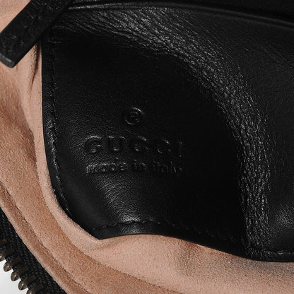 Gucci Calfskin Matelasse Mini Pearly GG Marmont Chain Bag Black 6 of 7
