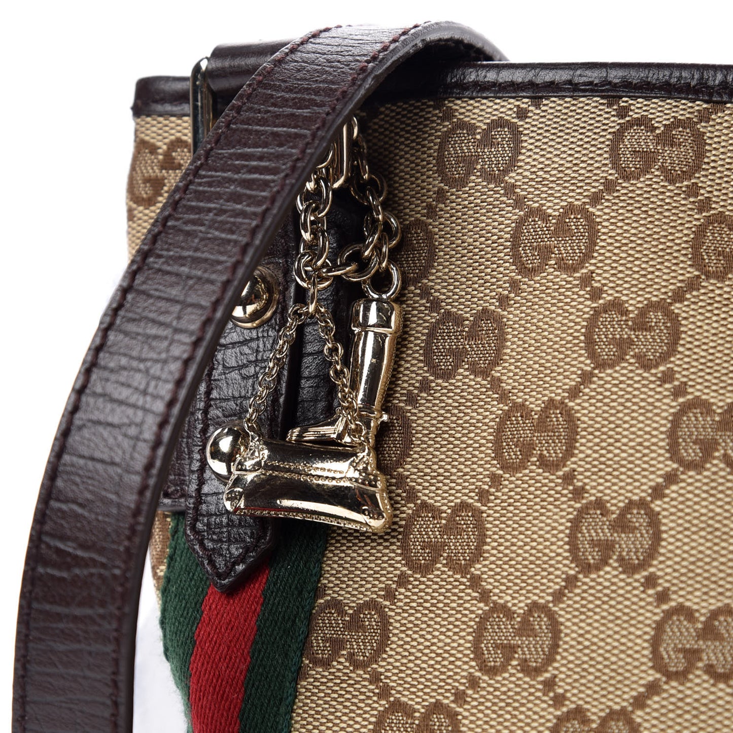 Monogram Web Jolicoeur Charms Messenger Dark Brown