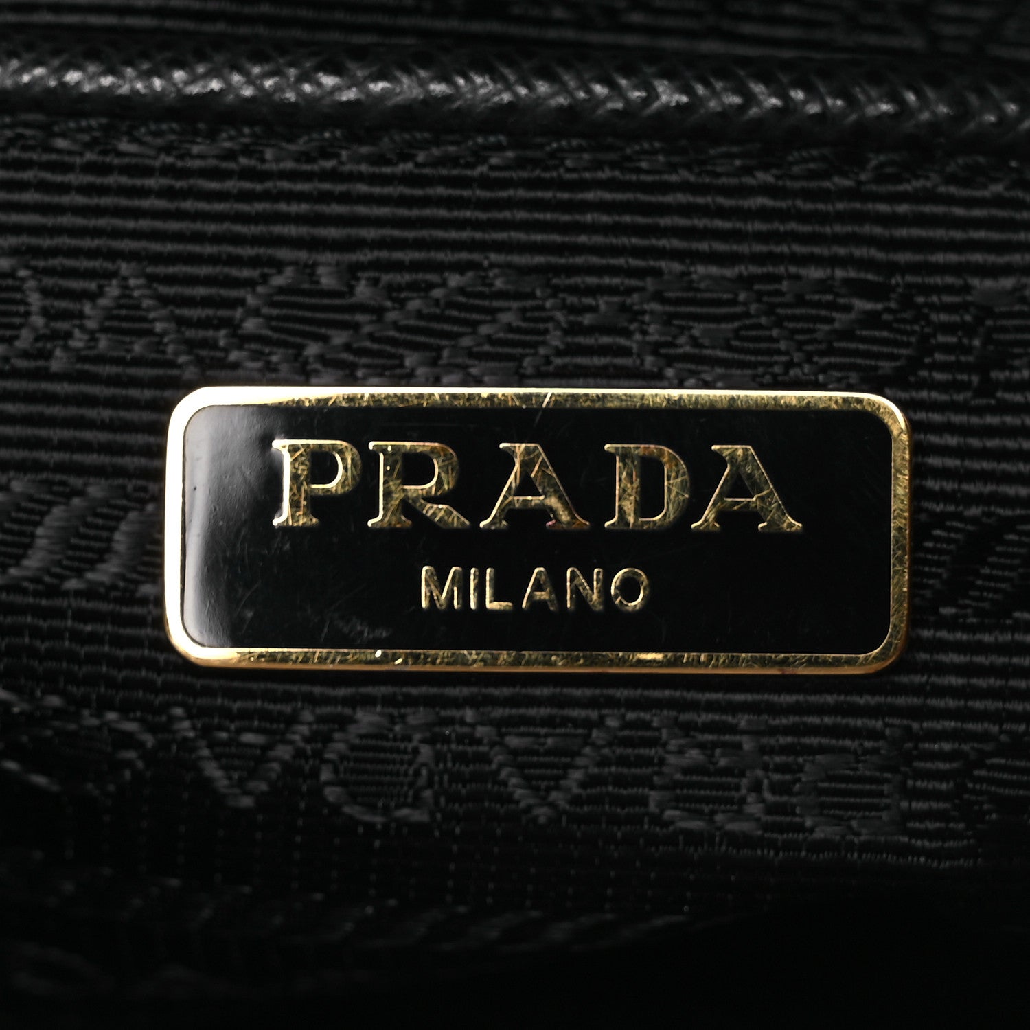 Prada Tessuto Nylon Saffiano Crossbody Bag Black 10 of 25