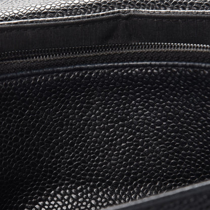 Chanel Caviar Half Moon Wallet On Chain WOC Black 10 of 13