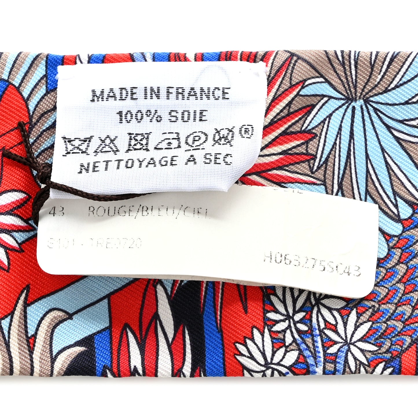 Silk Animapolis Twilly Rouge Bleu Ciel