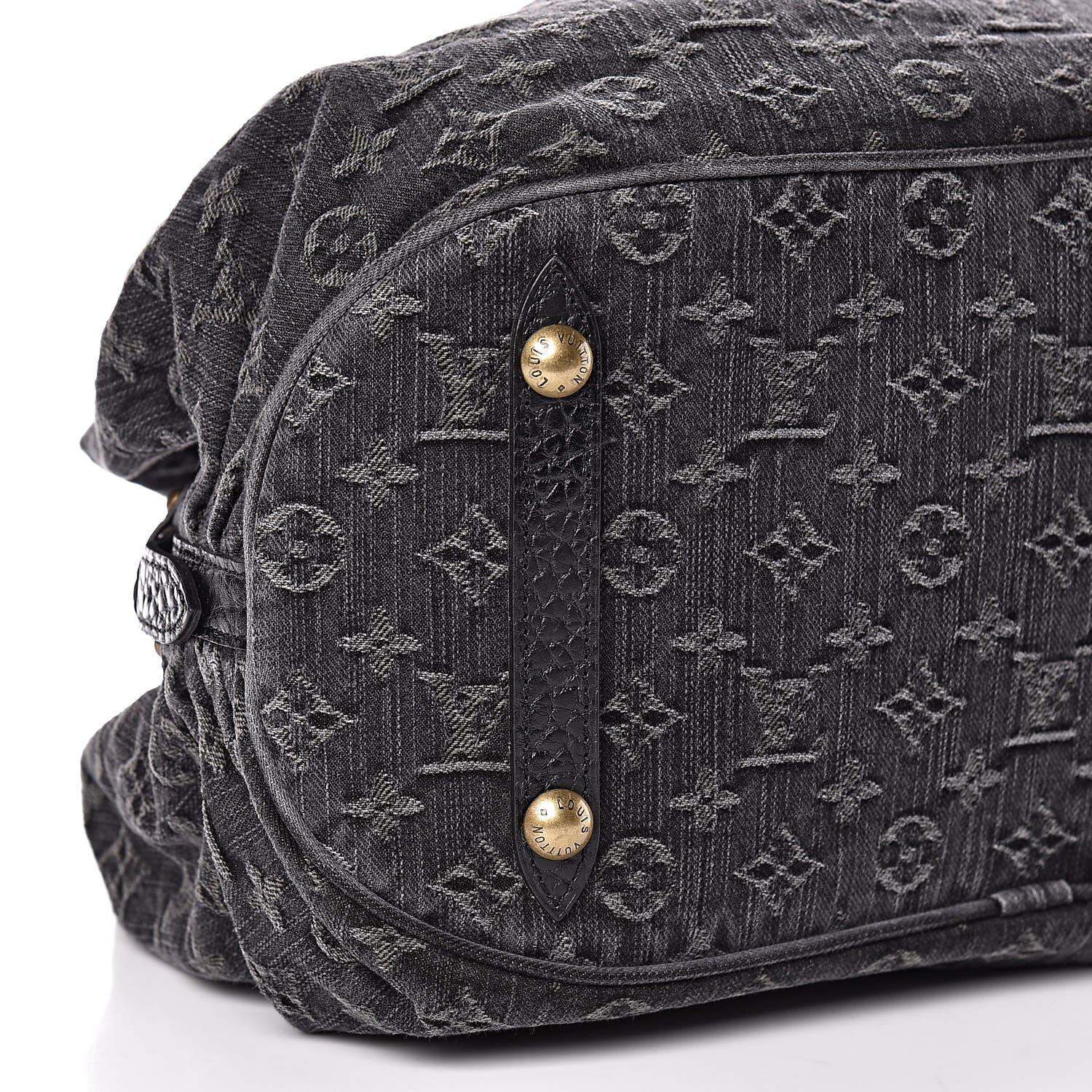 Louis Vuitton Denim Mahina XL Black 8 of 9