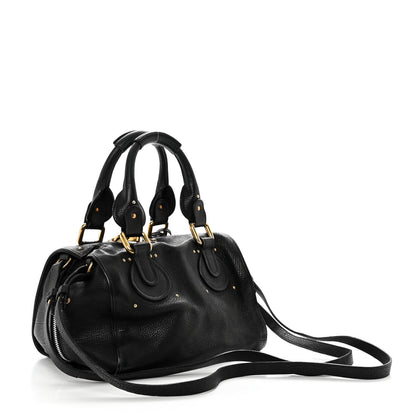 Chloe Calfskin Paddington Satchel Black 2 of 11