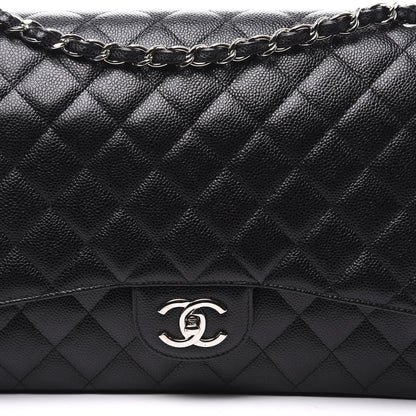 Chanel Caviar Quilted Maxi Double Flap Black 9 of 9